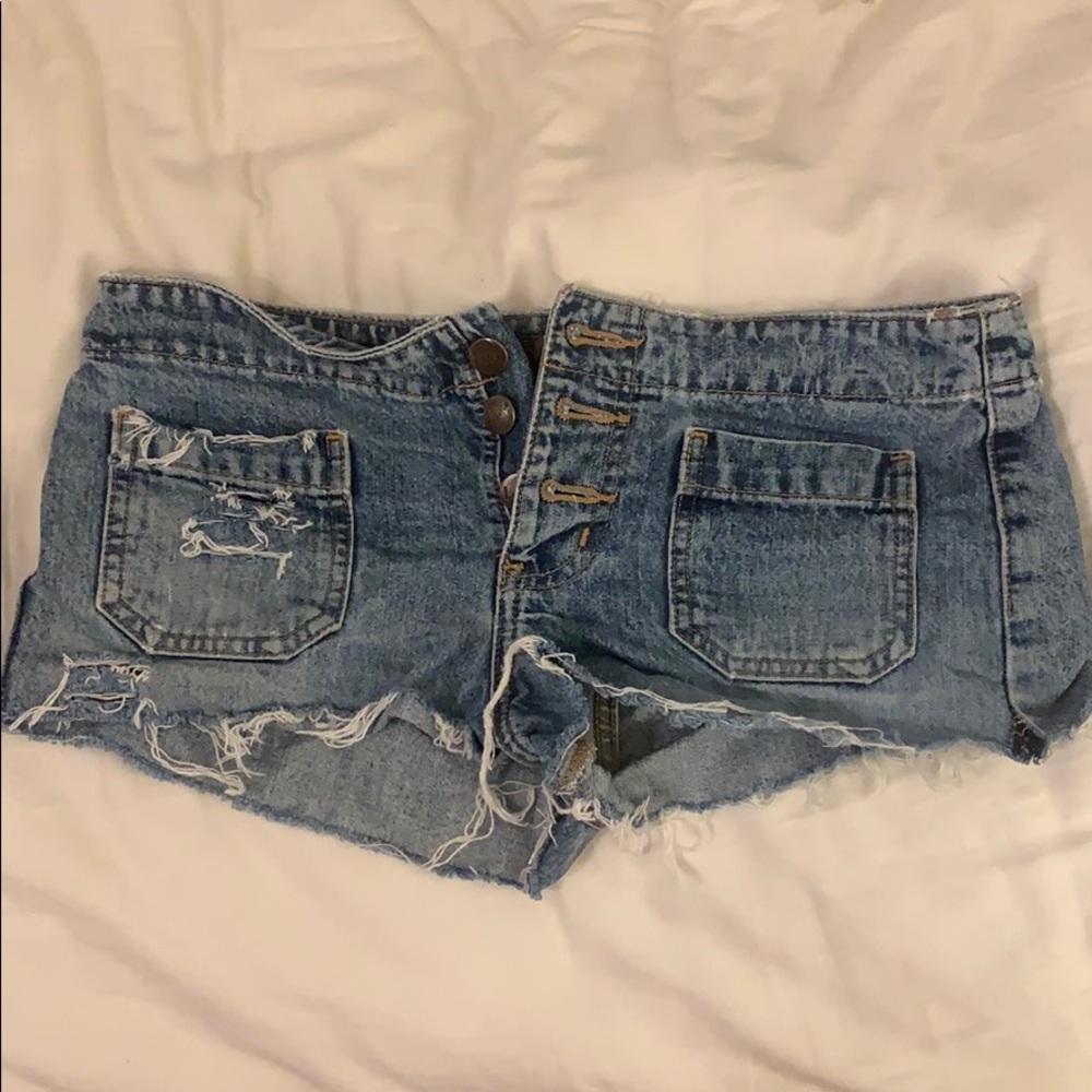 Vintage blue jean shorts